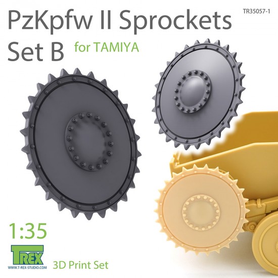 1/35 PzKpfw II Sprockets Set B for Tamiya kits