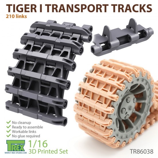 1/16 Tiger I Transport Tracks