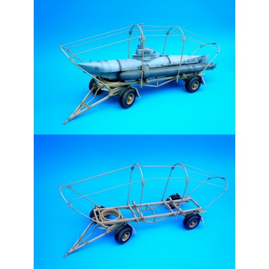 1/35 Bibber Midget-Submarine Transport Trailer