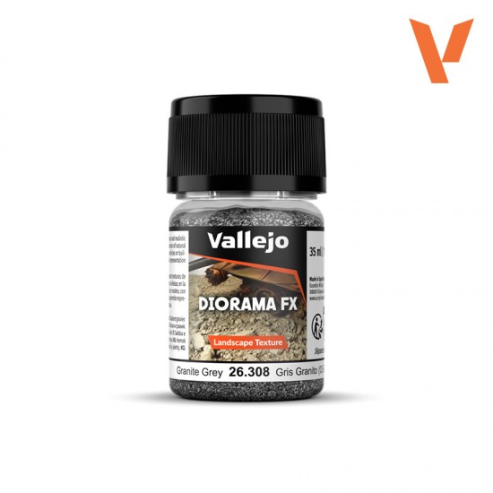 Diorama FX Landscape Textures - Granite Grey (35ml/1.18 fl oz, Grain: 0.5-2mm)