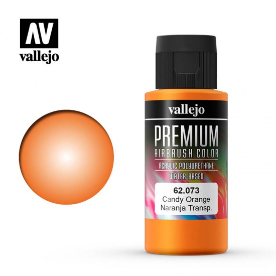 Acrylic Airbrush Paint - Premium Colour #Candy Orange (60ml)