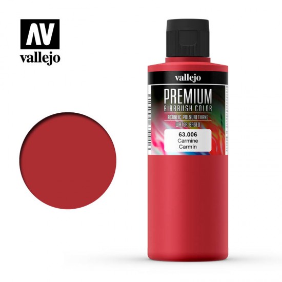 Premium Colour Acrylic Paint - Carmine (200ml)