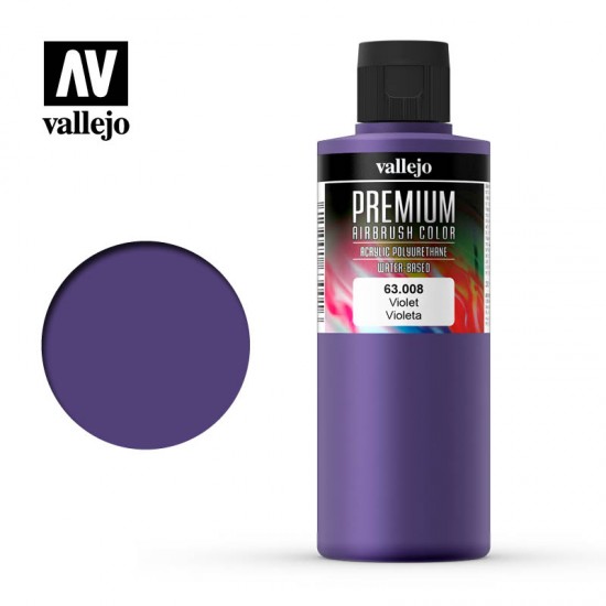 Premium Colour Acrylic Paint - Violet (200ml/6.76fl.oz)