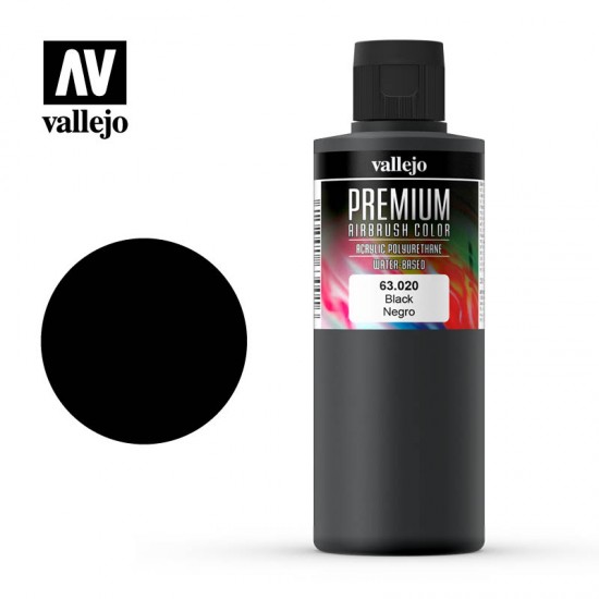 Premium Colour Acrylic Paint - Dark (200ml/6.76 fl.oz)