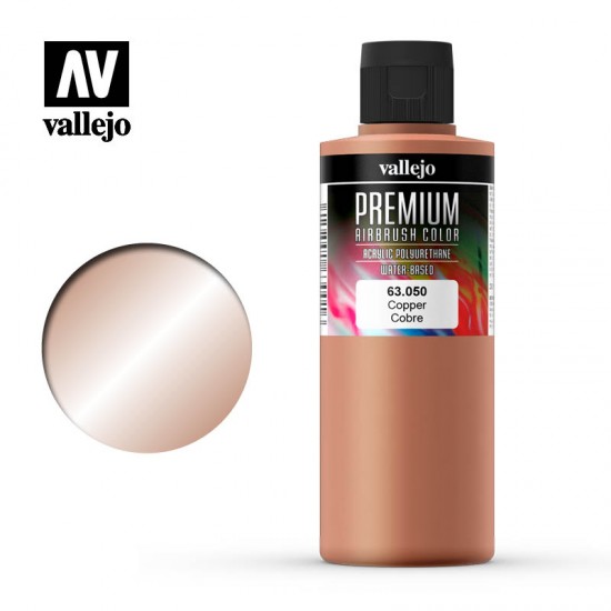 Premium Colour Acrylic Paint - Copper (200ml/6.76fl.oz)