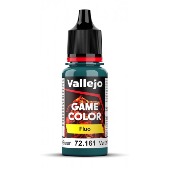 Acrylic Paint - Game Colour Fluo #Fluorescent Cold Green (18 ml/0.6 fl oz)