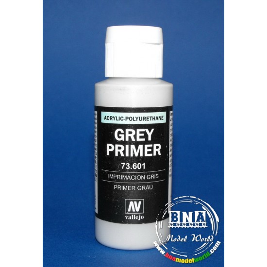 Vallejo Surface Primer 60ml Black White Grey Acrylic Model Air