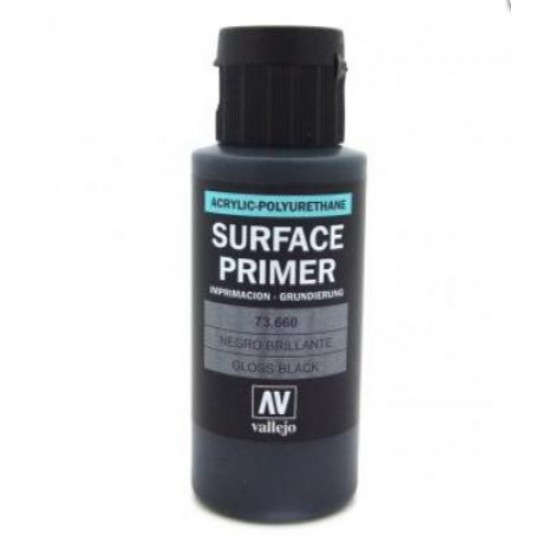 Acrylic Polyurethane - Gloss Black Surface Primer 60ml