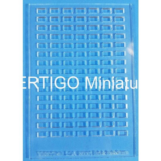 1/35 Bricks Mould (size brick: 8 x 4 x 3mm, 105pcs)