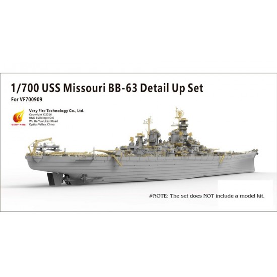 1/700 USS Missouri Detail-up Set for Very Fire #VF700909