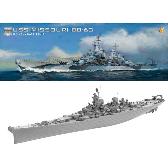 1/700 USS Missouri BB-63 Battleship [Standard Edition]