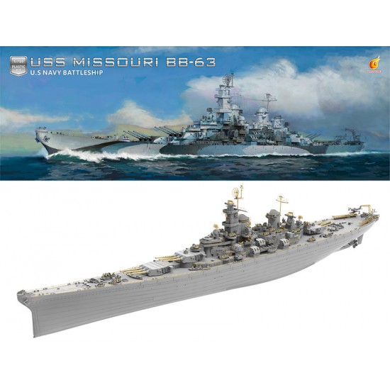 1/700 USS Missouri BB-63 Battleship [Deluxe Edition]