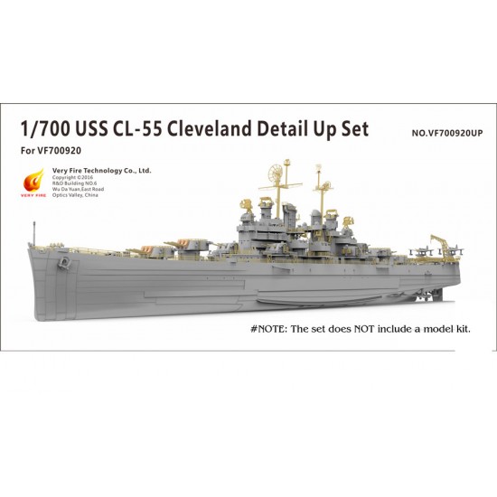 1/700 USS Cleveland CL-55 Detail-up Set for Very Fire #VF700920