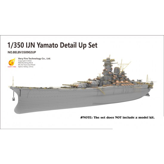 1/350 IJN Yamato Battleship Detail-up Set for VFBELBV350902