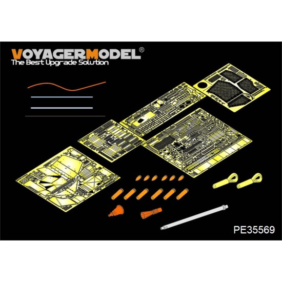 1/35 SdKfz.161/3 37mm Flak Auf FGST.PzKpfw.IV(Sf) Mobelwagen Detail Set for Tamiya #35237