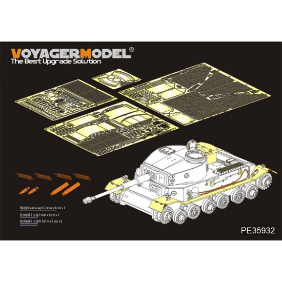 1/35 WWII German Panzerkampfwagen VI (P) Detail Set for Amusing Hobby kit #35A023