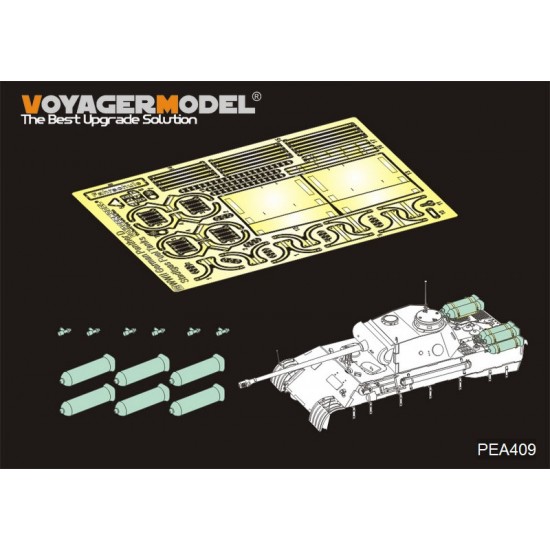 1/35 WWII German Panther D "Stadtgas" Fuel Tanks Detail Set