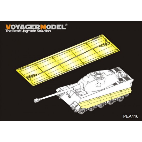 1/35 WWII German King Tiger Initial Schurzen for Takom Models #2096