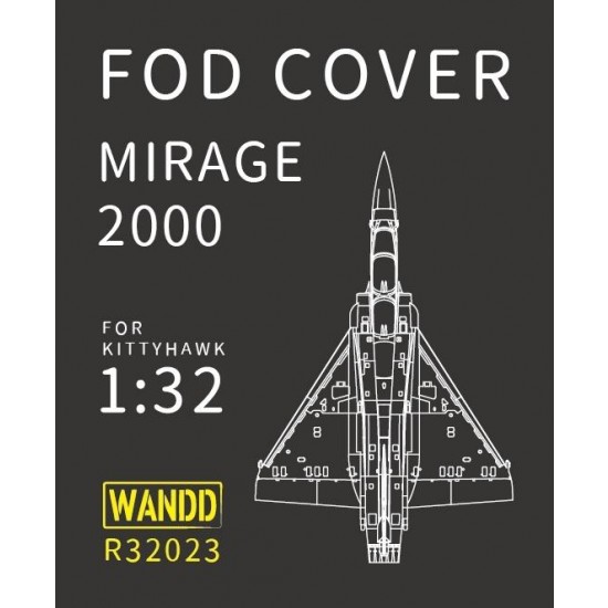 1/32 Dassault Mirage 2000 FOD Cover for KittyHawk kits