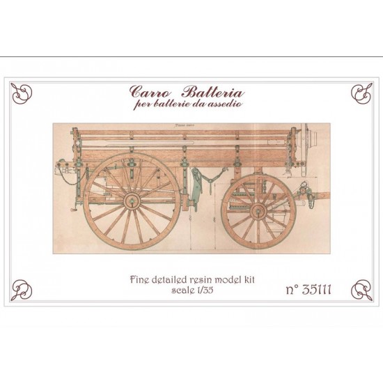 1/35 Artillery Supply Wagon Resin Kit