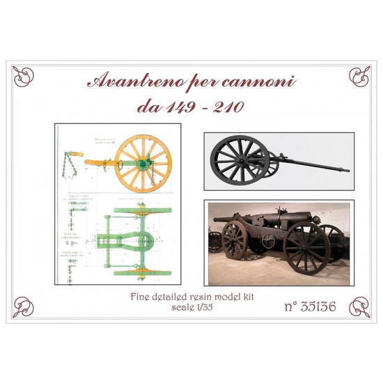 1/35 Front Axle for Cannons 149-210