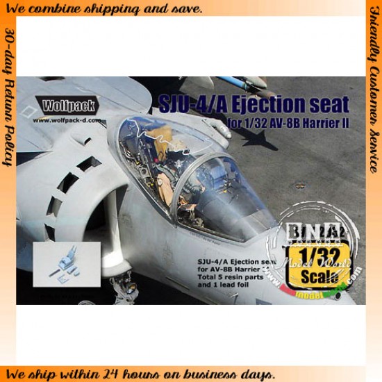 1/32 SJU-4/A NACES Ejection Seat for Trumpeter kit AV-8B Harrier II