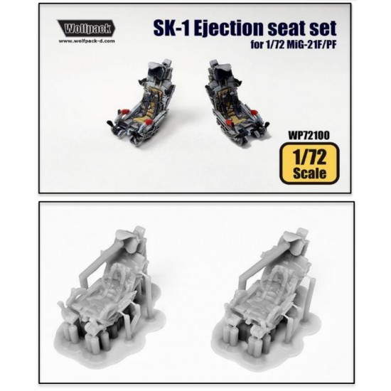 1/72 Mikoyan-Gurevich MiG-21F/PF SK-1 Ejection Seat set (2pcs)