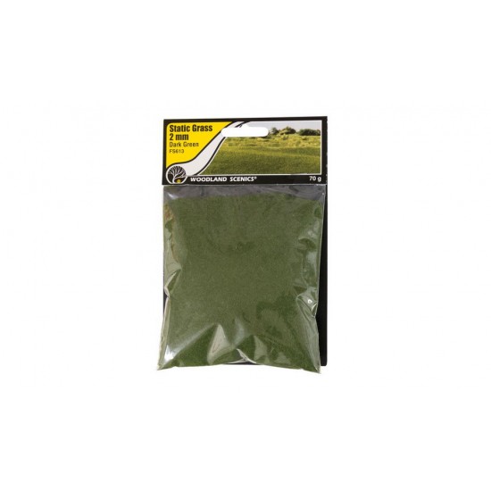 The Field System - Static Grass Dark Green #2mm (70g)