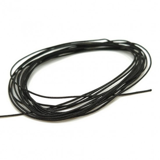 1/24 Braided Hose Line Black 0.6mm (length 2m)