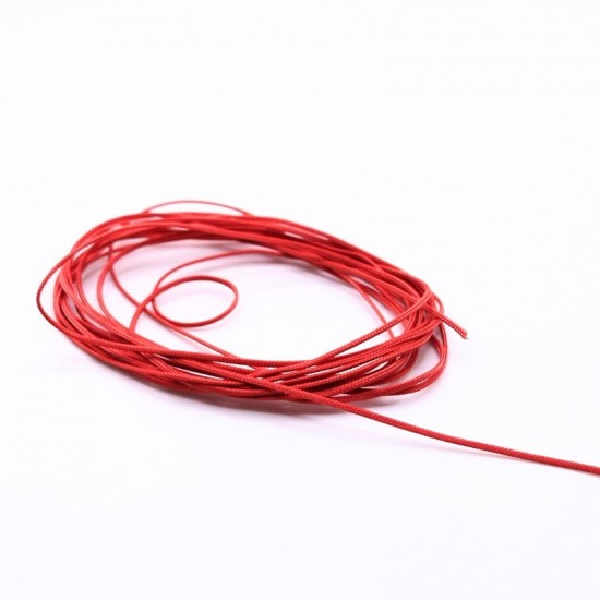 1/24 Braided Hose Line Red 0.8mm (length 2m)