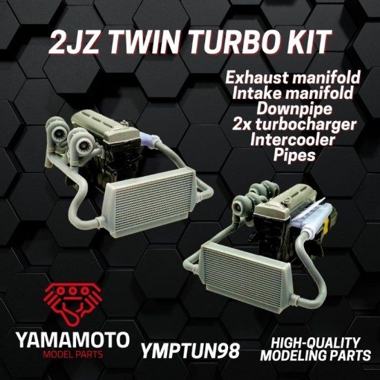 1/24 Toyota Supra Twin Turbo 2Jz for Tamiya #24123