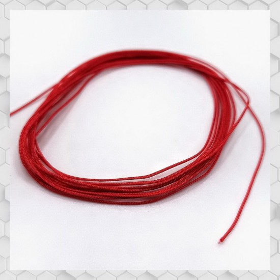 1/24 Braided Hose Line Red 0.4mm (length 2m)