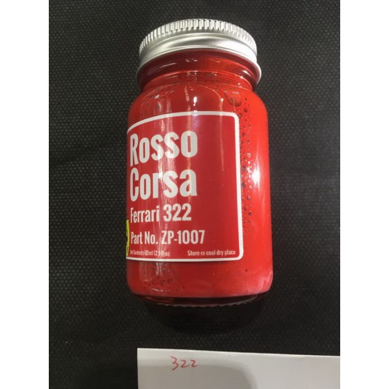 Ferrari/Maserati Paint - Rosso Corsa (322) Slightly Lighter than 300 60ml