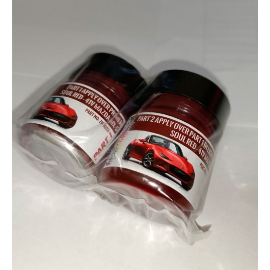 Mazda MX-5 (Eunos) NA/NB/NC/ND Paint - Soul Red 2x30ml (2015 model) 60ml