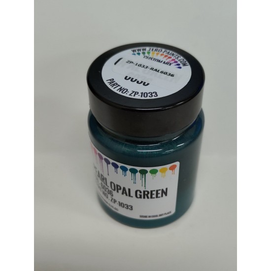 European Standard Colour - RAL6036 Pearl Opal Green 60ml