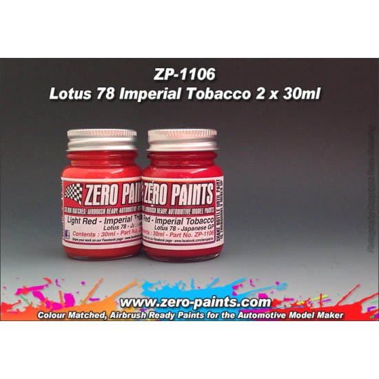 Lotus 78 Imperial Tobacco Paint Set 2x30ml