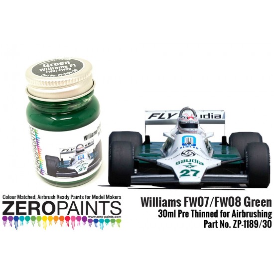 Williams FW07-FW08 Green Paint (30ml)