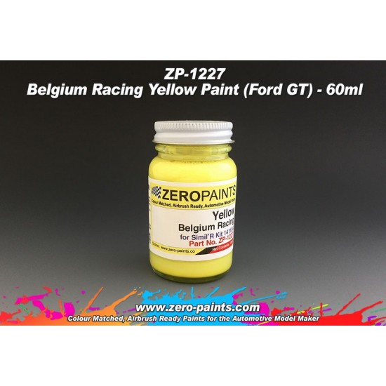 Belgium Racing Yellow Paint (Ford GT) - 60ml