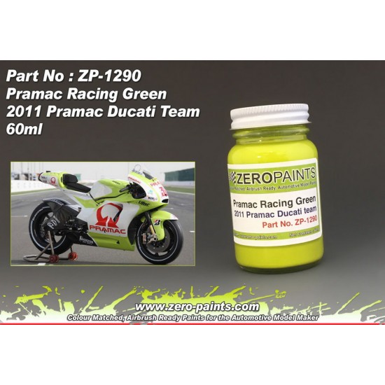 Pramac Racing Green Paint - 2011 Pramac Ducati Team 60ml