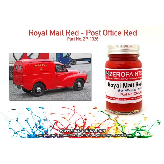 Royal Mail (Post Office) Red Paint 60ml