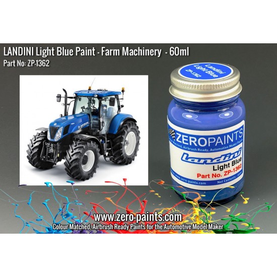 Landini Light Blue Paint 60ml (Farm Equipment)