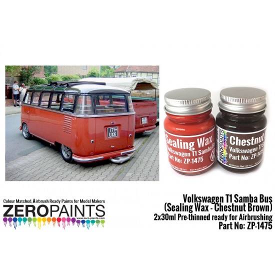 Volkswagen T1 Samba Bus (Sealing Wax - Chestnut Brown) 2x30ml