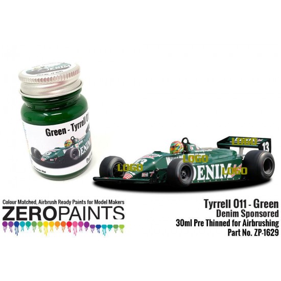 Tyrrell 011 Green Paint Denim Sponsored (30ml)