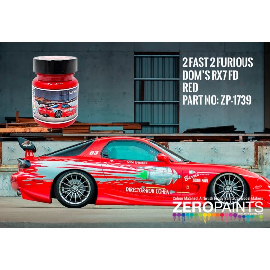 Fast Furious Dom's RX-7 FD Red Paint (60ml)