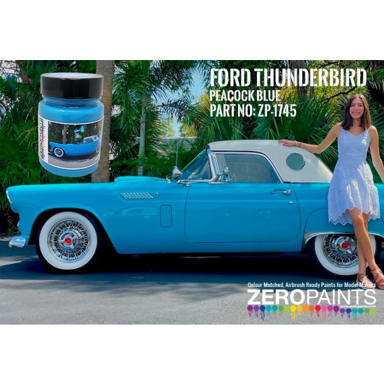 Ford Thunderbird Peacock Blue Paint (60ml)