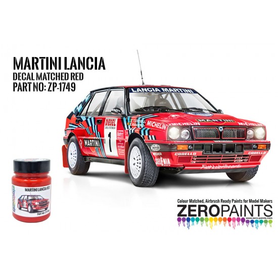 Lancia Delta HF Integrale Sanremo Red Paint (60ml)