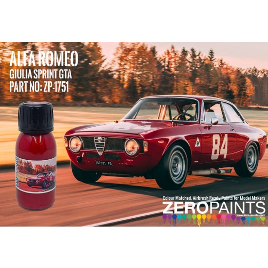 Alfa Romeo Giulia Sprint GTA Rosso (Red) Paint 60ml