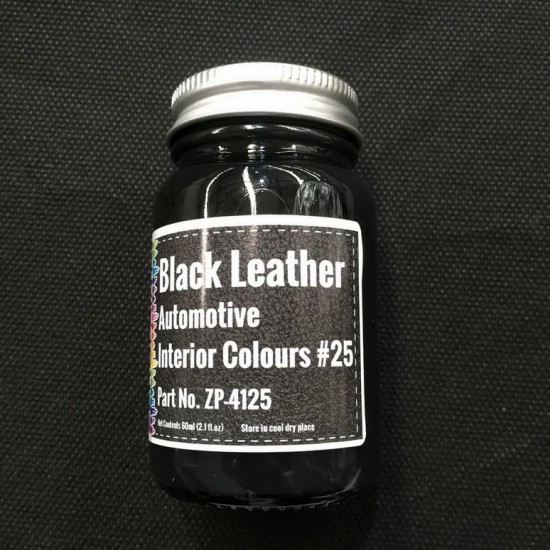 Auto Models Interior Paint - Black Leather 60ml