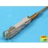 1/16 Barrel for U.S Heavy Machine Gun cal .50 (12.7mm) Browning M2 HB