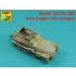 1/35 Gun Barrel for German Machine Gun MG34 with Panzerschild